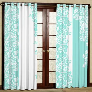 پرده مدل مخمل پانچی کد m4090-4091 سایز 140x250 سانتی متر