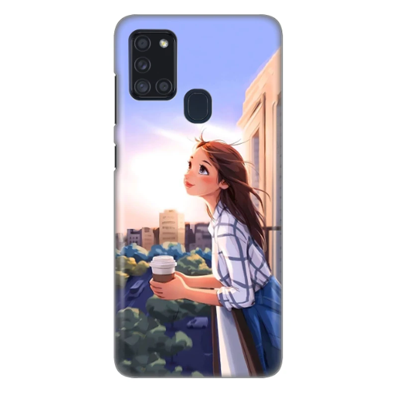 کاور طرح دختر کد DIMO-016 مناسب برای گوشی موبایل سامسونگ galaxy   A 21s