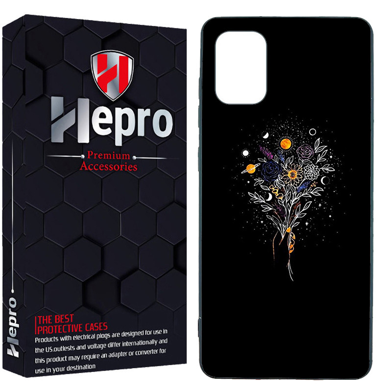 کاور هپرو طرح گل کد Dimo-452 مناسب برای گوشی موبایل سامسونگ Galaxy A71