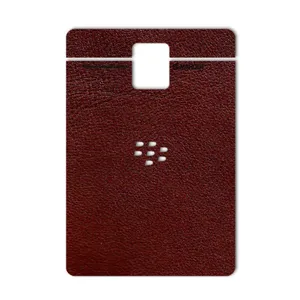 MAHOOT Natural Leather Cover Sticker for BlackBerry Passport