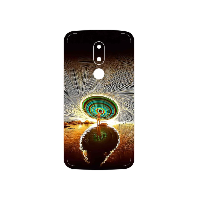 برچسب پوششی ماهوت مدل Night Light Fountain مناسب برای گوشی موبایل موتورولا Moto M