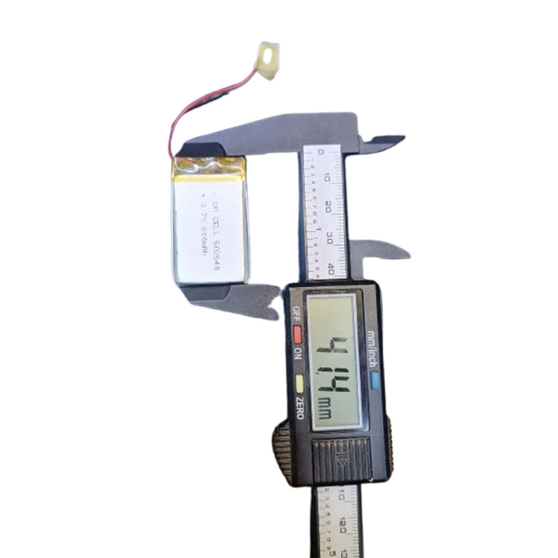 باتری لیتیومی دی ام سل مدل DM-502540 ظرفیت 600 میلی آمپر ساعت