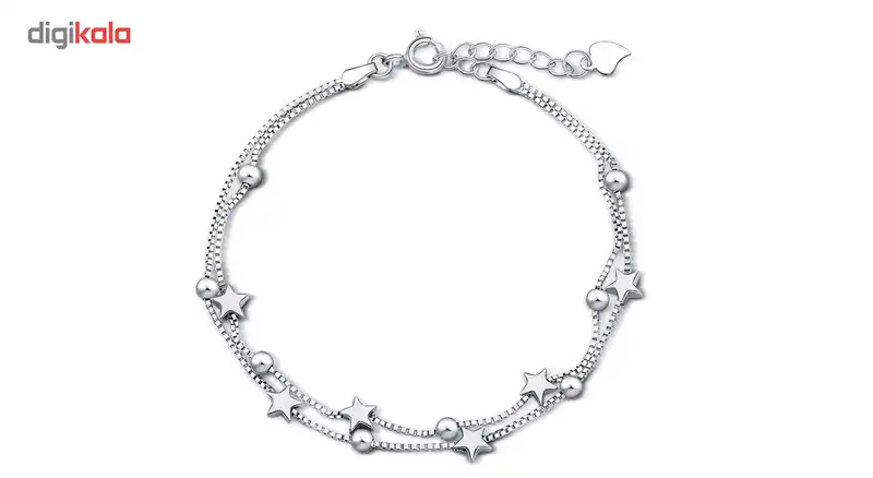 دستبند نقره شهر جواهر مدل SJ-BC023