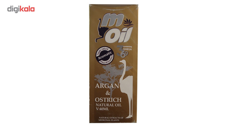 روغن موی آرگان و شترمرغ ام ایل حجم 40 میلی لیتر روغن موی آرگان و شترمرغ ام ایل حجم 40 میلی لیتر