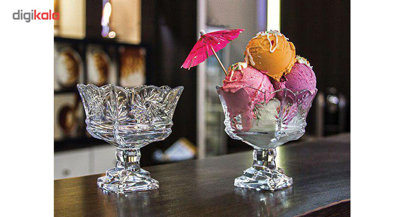 بستنی خوری بلور کاوه مدل Tandis بسته 6 عددی