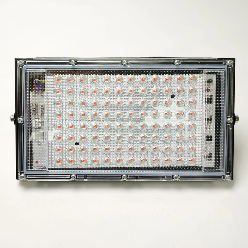 عکس شماره 3 : چراغ ال ای دی رشد گیاه مدل 100w فول اسپکتروم ip66 کد 703