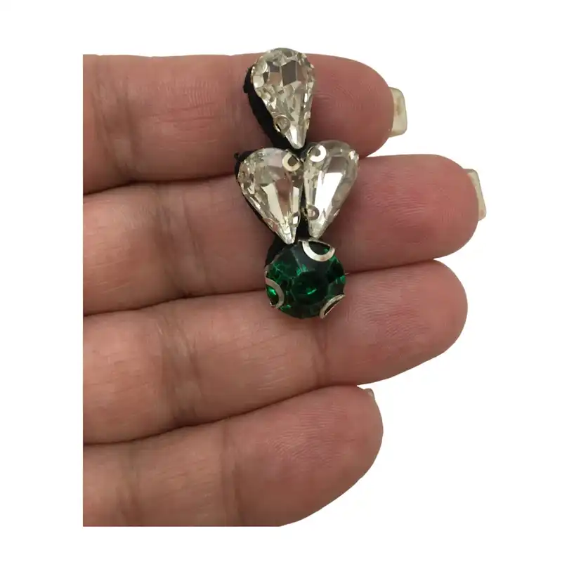 نگین  پارچه و لباس مدل اشکی کد 3