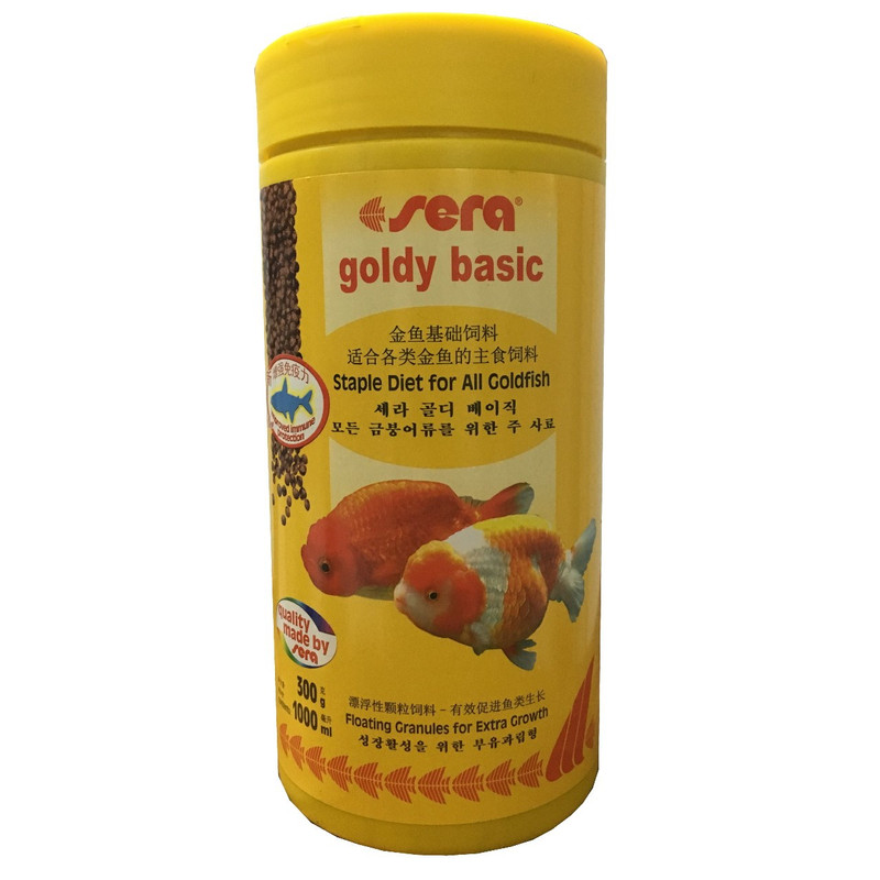 غذای ماهی سرا مدل Goldy Basic وزن 300 گرم