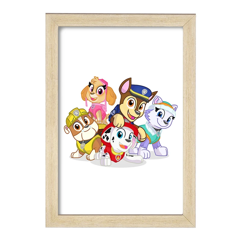 تابلو خندالو مدل سگ های نگهبان کد F2121