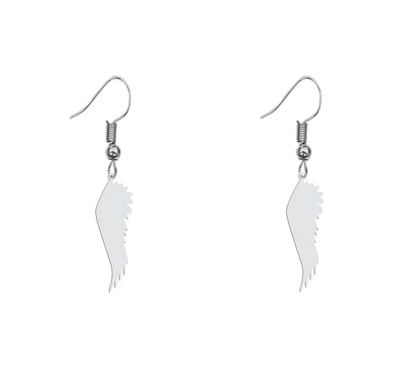 گوشواره زنانه هایکا طرح بال مدل ha-213