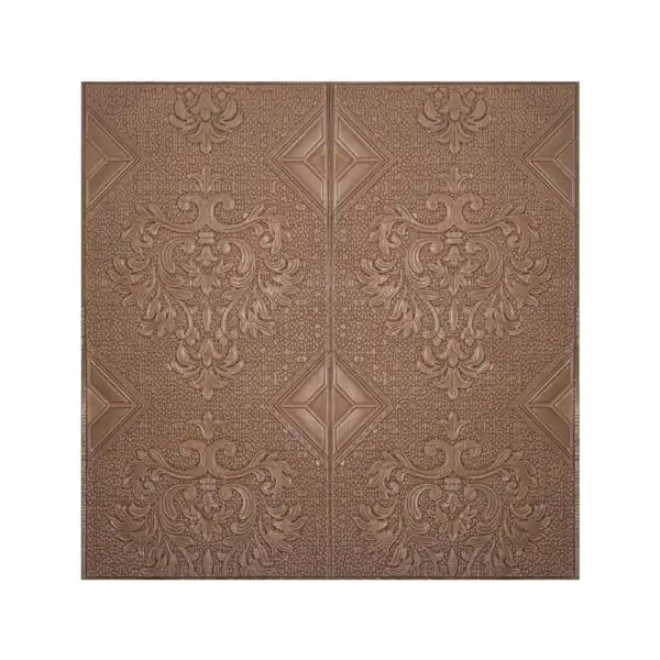 دیوارپوش مدل فومی داماسک بسته 4 عددی
