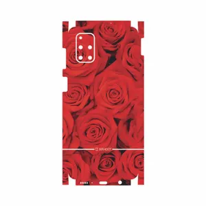 MAHOOT Red-Flower-FullSkin Cover Sticker for Samsung Galaxy M51