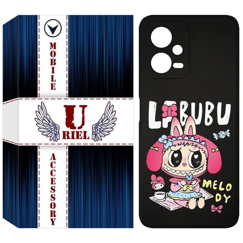 کاور یوریل مدل KSH کد 140 طرح عروسک لبوبو مناسب برای گوشی موبایل شیائومی Poco X5 / Redmi Note 12 5G