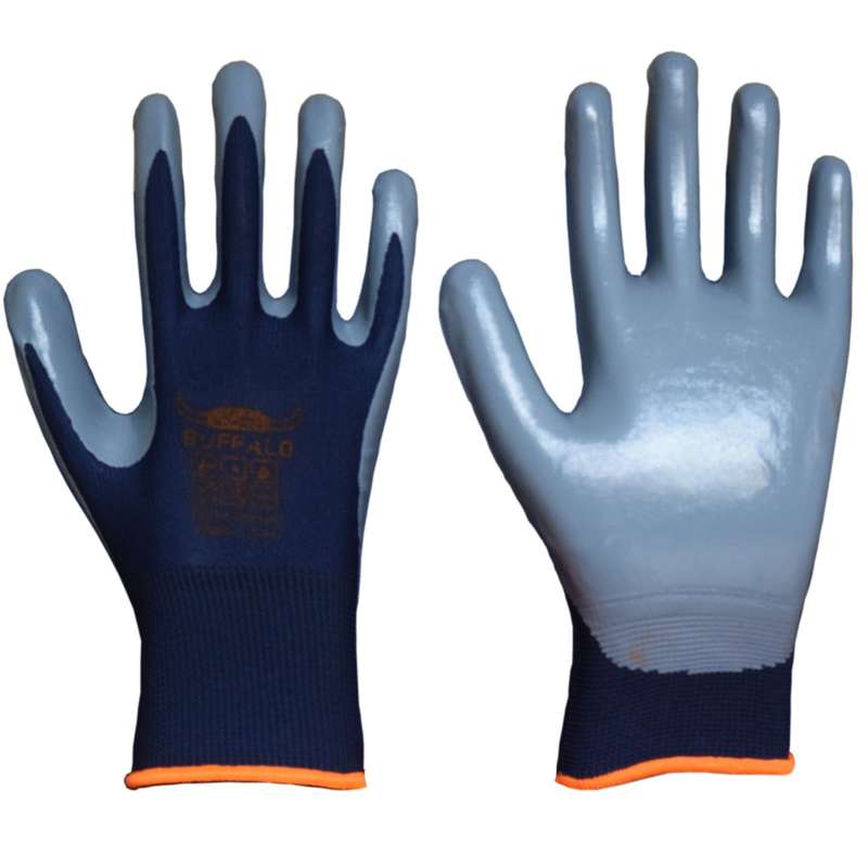 دستکش ایمنی نیتریل لوکس بوفالو مدل B1186 دستکش ایمنی نیتریل لوکس بوفالو مدل B1186