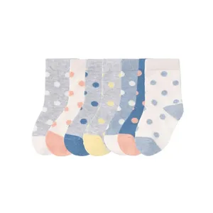 جوراب ساق بلند دخترانه لوپیلو مدل YS001 مجموعه 7 عددی