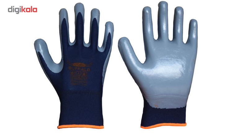 دستکش ایمنی نیتریل لوکس بوفالو مدل B1186 دستکش ایمنی نیتریل لوکس بوفالو مدل B1186