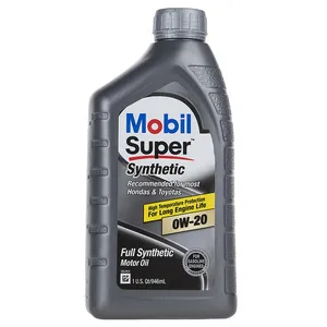 روغن موتور خودرو موبیل مدل Super Synthetic 0W-20 حجم 946 میلی لیتر