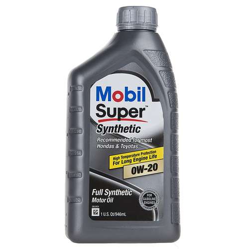 روغن موتور خودرو موبیل مدل Super Synthetic 0W-20 حجم 946 میلی لیتر