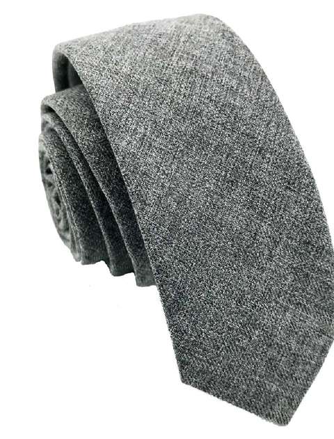 کراوات مردانه هکس ایران مدل KT-Gray01