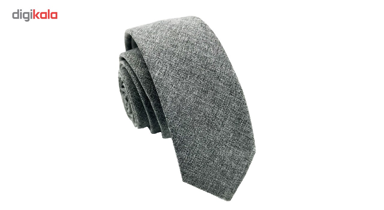 کراوات هکس ایران مدل KT-Gray01