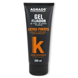 ژل کراتینه حالت دهنده مو آگرادو مدل Extra Strong حجم 200 میل