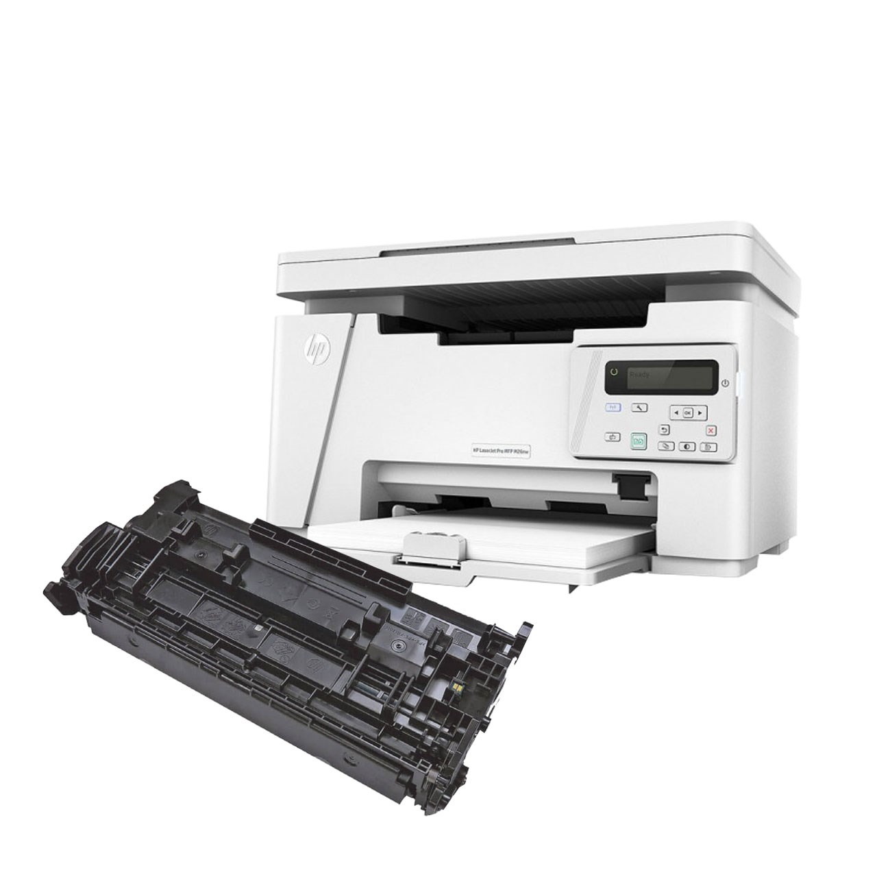 پرینتر لیزری اچ پی مدل LaserJet P26NW به همراه یک تونر اضافه