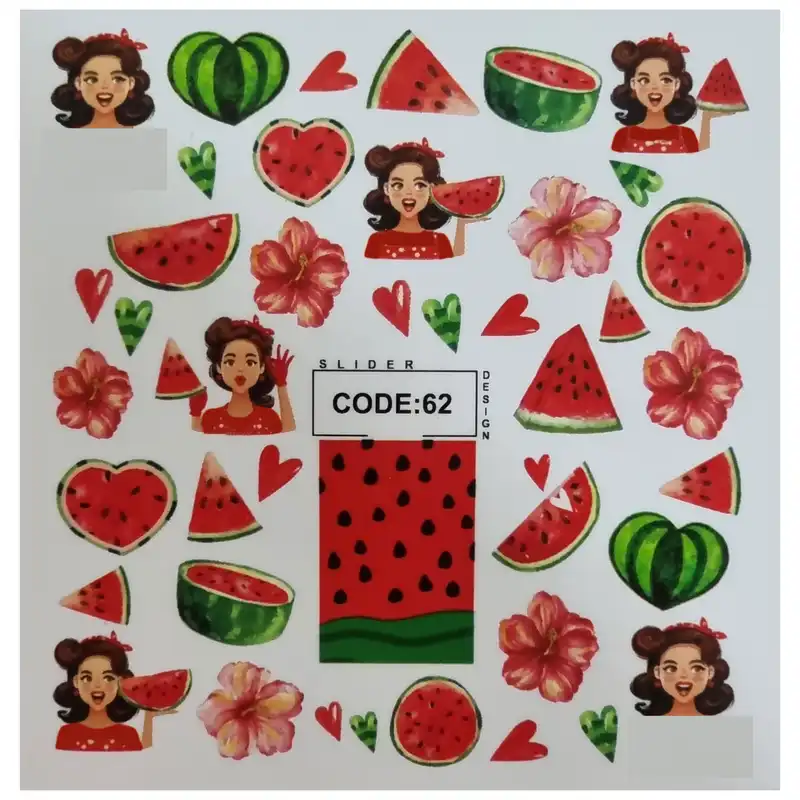 لنز ناخن مدل CODE62