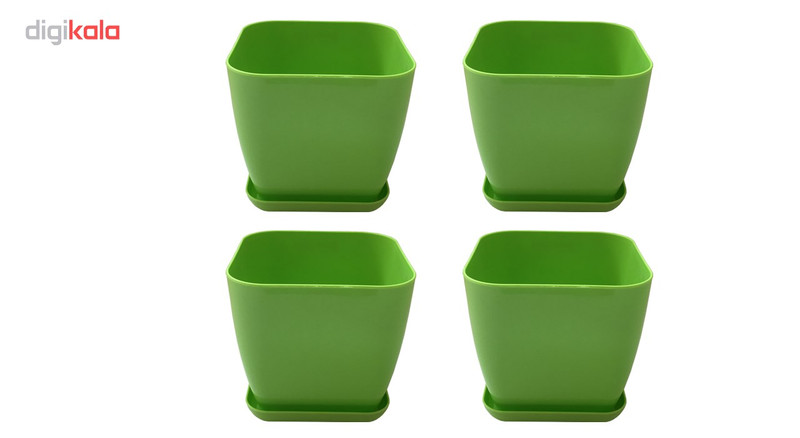 گلدان گلپونه مدل Orchid 143 مجموعه 4 عددی