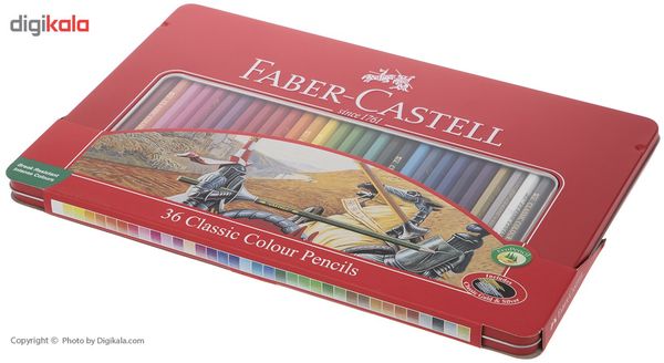 مداد رنگی 36 رنگ فابر کاستل مدل Classic مداد رنگی 36 رنگ فابر کاستل مدل Classic