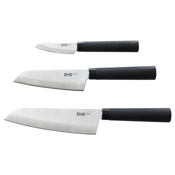 ست چاقو آشپزخانه 3 پارچه ایکیا مدل Forslag