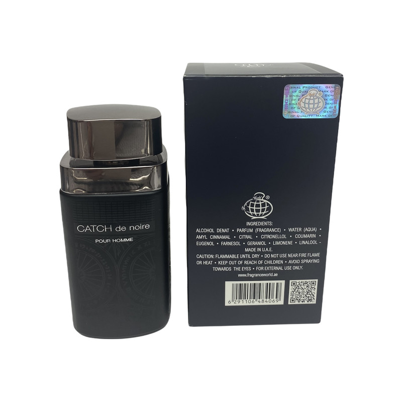 ادو پرفیوم مردانه فراگرنس ورد مدل CATCHE DE NOIRE حجم 100 میلی لیتر