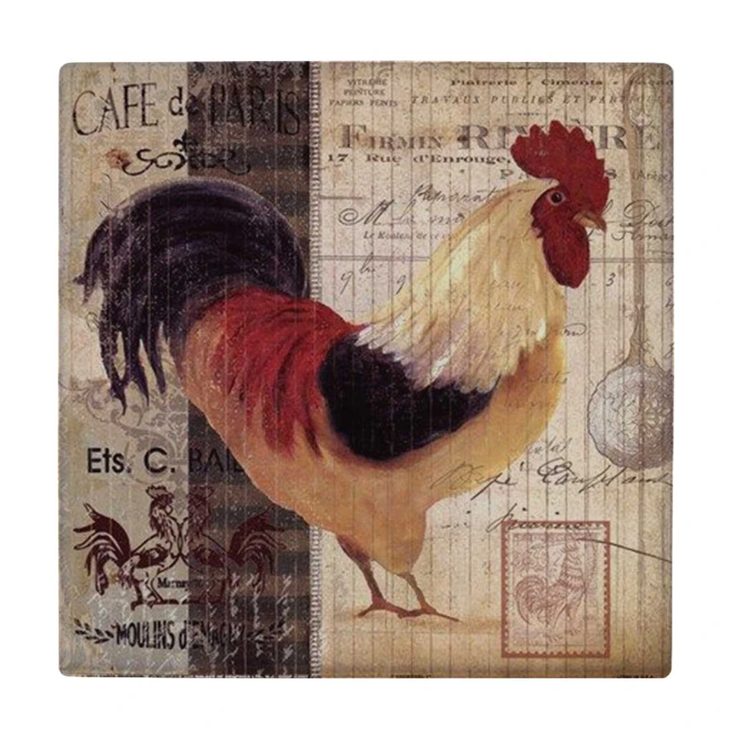 زیر لیوانی طرح خروس کد    3603413_1448