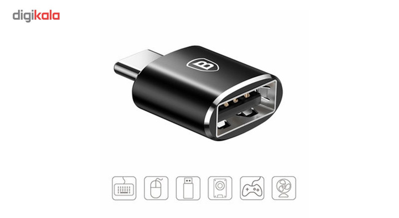 مبدل USB به USB Type-C باسئوس مدل Catotg-01