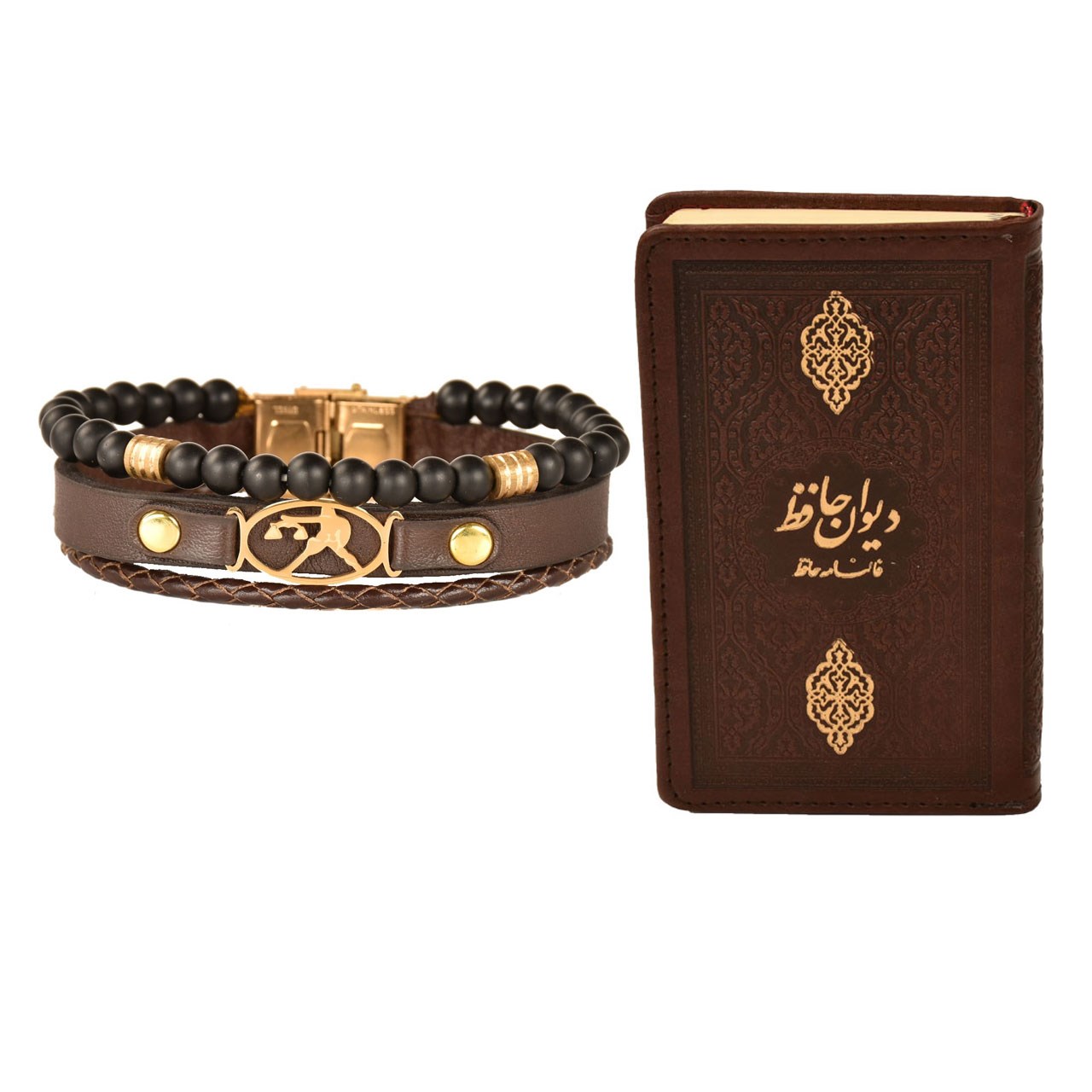 ست هدیه طرح تولد مهر  کهن چرم  مدل m117- 7