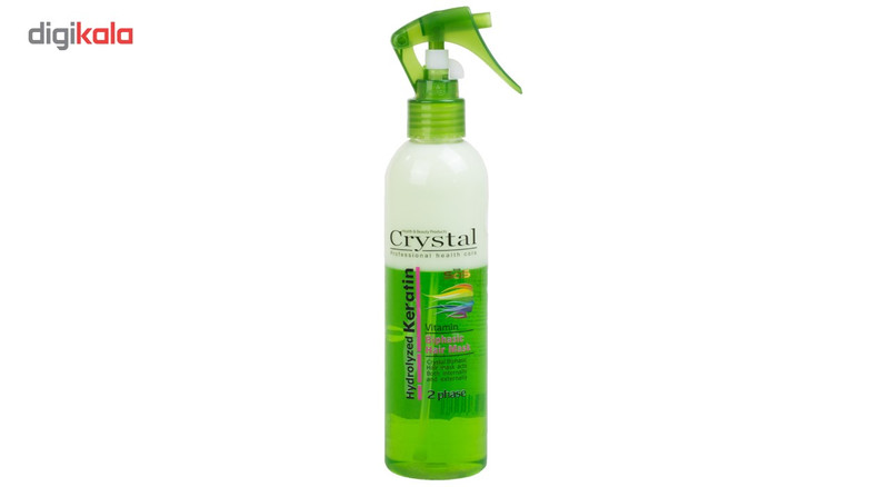 ماسک مو دو فاز کریستال مدل Hydrolyzed Keratin حجم 250 میلی لیتر