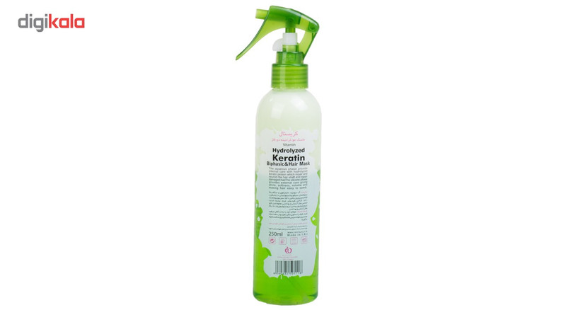 ماسک مو دو فاز کریستال مدل Hydrolyzed Keratin حجم 250 میلی لیتر