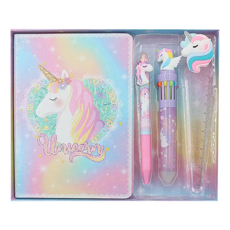 لوازم التحریر فندل طرح یونیکورن مدل FB9221 مجموعه 4 عددی