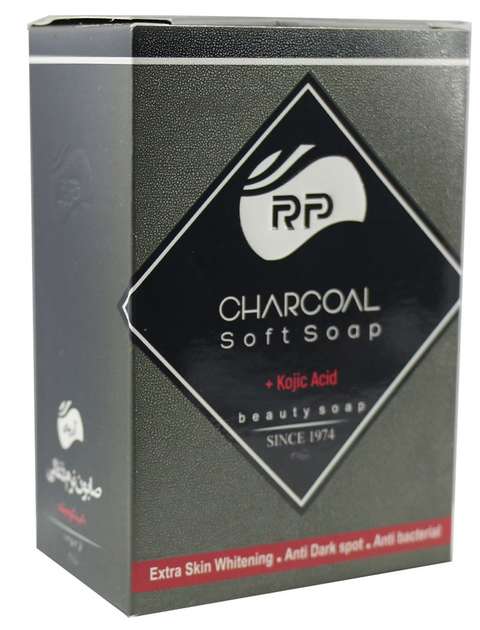 صابون نرم ذغال آرپی مدل Charcoal مقدار 95 گرم