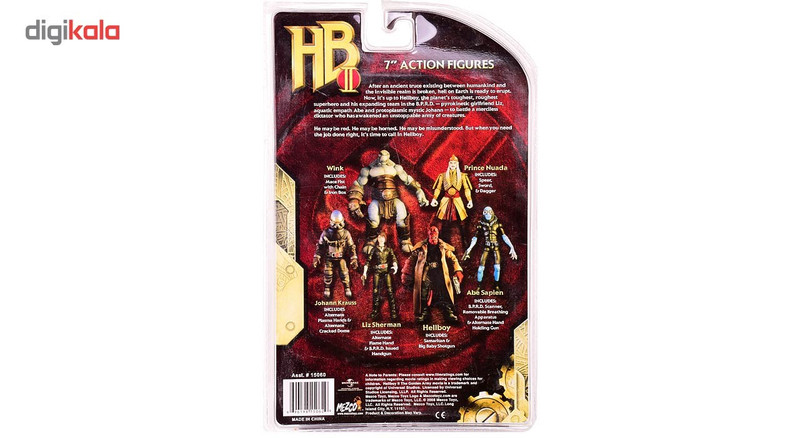 اکشن فیگور مزکو سری HB Series II مدل Hellboy