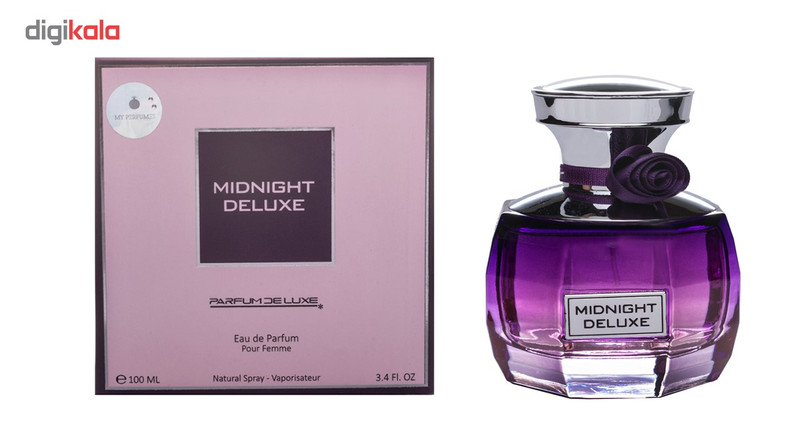 ادو پرفیوم زنانه پرفیوم دلوکس مدل Midnight Deluxe حجم 100 میلی لیتر ادو پرفیوم زنانه پرفیوم دلوکس مدل Midnight Deluxe حجم 100 میلی لیتر