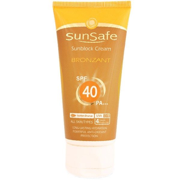 کرم ضد آفتاب سان سیف مدل Bronzant SPF40 مقدار 50 گرم -  - 1