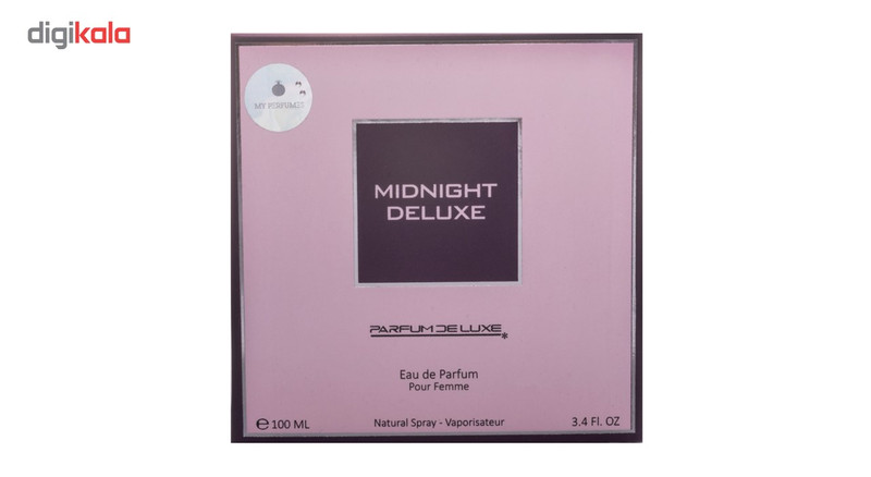 ادو پرفیوم زنانه پرفیوم دلوکس مدل Midnight Deluxe حجم 100 میلی لیتر ادو پرفیوم زنانه پرفیوم دلوکس مدل Midnight Deluxe حجم 100 میلی لیتر