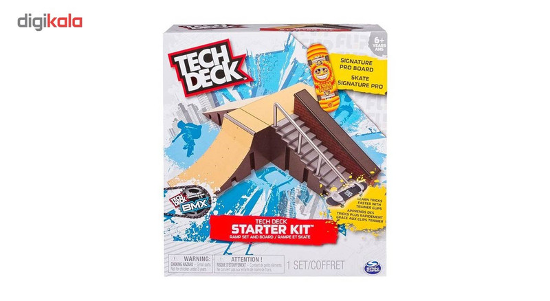 ست پیست اسکیت بورد اسباب بازی اسپین مستر مدل Tech Deck ست پیست اسکیت بورد اسباب بازی اسپین مستر مدل Tech Deck