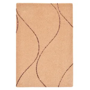 موکت ظریف مصور طرح کارون زمینه شکلاتی کد 9522