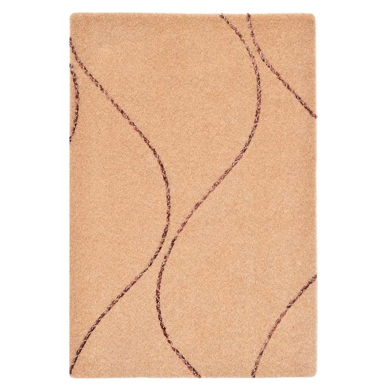 موکت ظریف مصور طرح کارون زمینه شکلاتی کد 9522