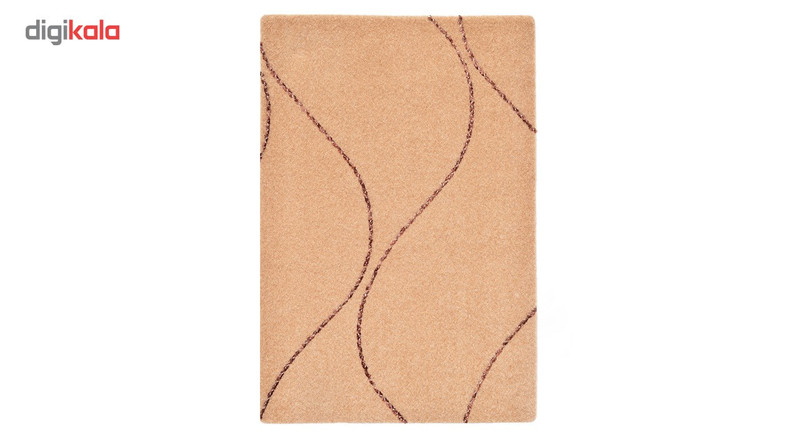 موکت ظریف مصور طرح کارون زمینه شکلاتی کد 9522