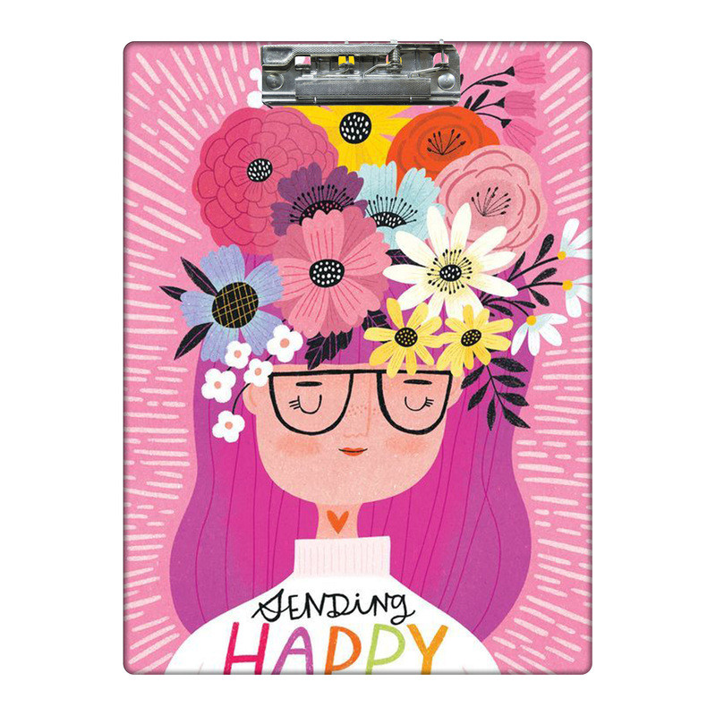 تخته شاسی طرح دختر شاد کد 7942282 سایز A4