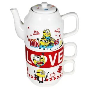 سرویس چای خوری 4 پارچه Minions مدل 02
