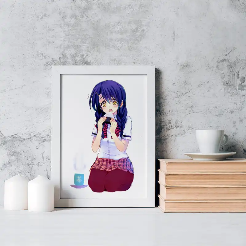 تابلو خندالو مدل مگومی انیمه جنگ غذاها کد 17040