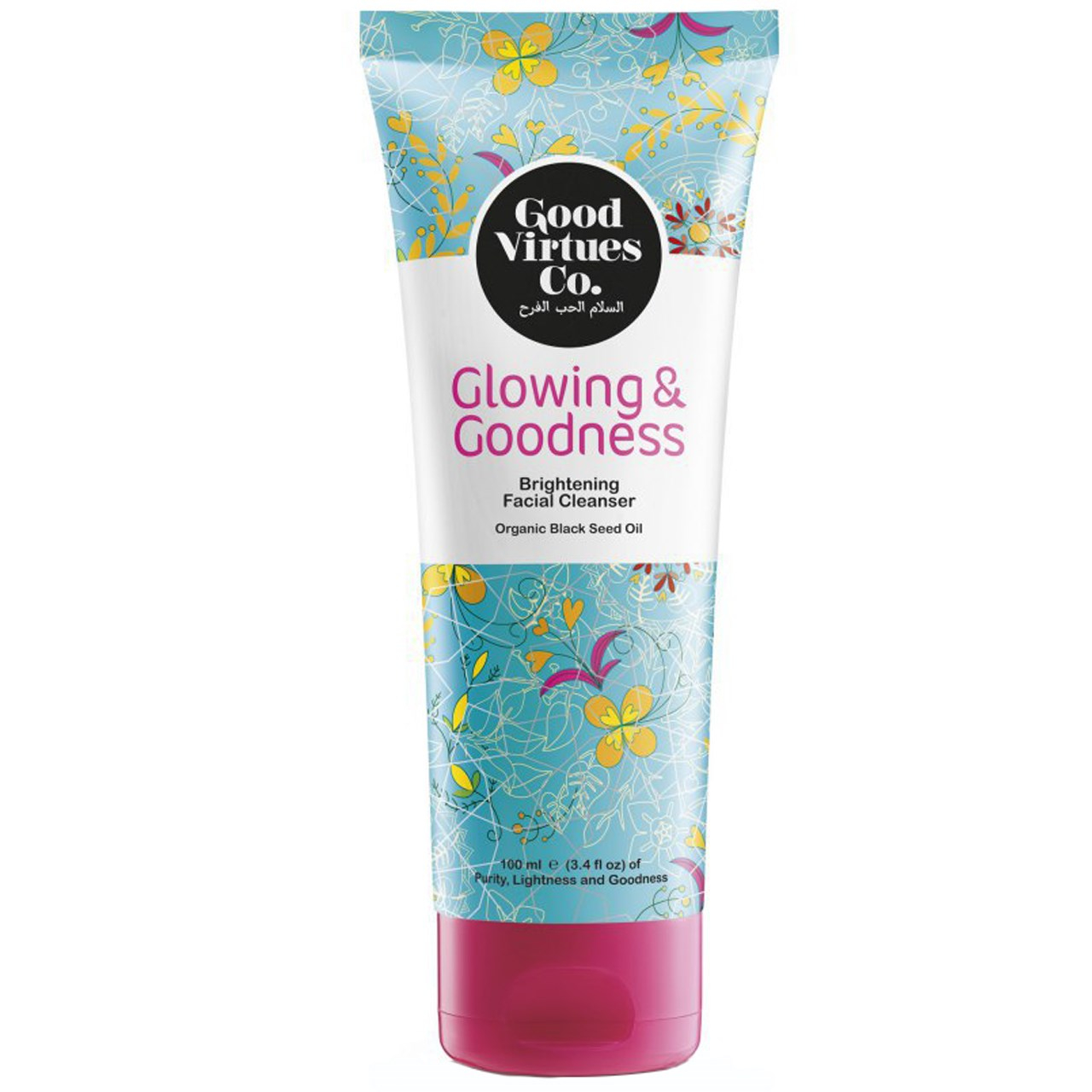 کرم پاک کننده و روشن کننده صورت گود ورچو مدل Brightening Facial Cleanser حجم 100 میلی لیتر